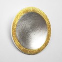 Silber-Anhänger "Sonnengalaxie" - teilvergoldet, eismatt - seidenmatt