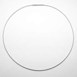 Edelstahl Spiral-Collier mit Druckverschluss – seidig
