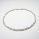 Perlen-Armband "Elly" mit Süßwassen-Zuchtperlen, weiß
